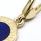 Yellow Gold and Lapis Pendant Necklace from Bvlgari 7