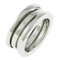 Ring in 8.5 Silver and K18 White Gold from Bvlgari 1