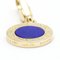 Yellow Gold and Lapis Pendant Necklace from Bvlgari 6
