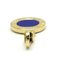 Yellow Gold and Lapis Pendant Necklace from Bvlgari 4
