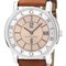 Polished Solotempo Steel and Leather Quartz Mens Watch from Bvlgari 1
