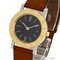 Stainless Steel, Leather & 18k Gold Ladies' Watch from Bulgari 3