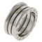 Bague B Zero One 3 en Or Blanc de Bvlgari 1