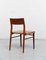 Vintage Teak & Leather Dining Chairs by Georg Leowald for Wilkhahn, Set of 6 5
