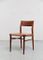 Vintage Teak & Leather Dining Chairs by Georg Leowald for Wilkhahn, Set of 6 3