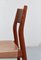 Vintage Teak & Leather Dining Chairs by Georg Leowald for Wilkhahn, Set of 6 8