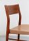 Vintage Esszimmerstühle aus Teak & Leder von Georg Leowald für Wilkhahn, 6er Set 10