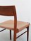 Vintage Teak & Leather Dining Chairs by Georg Leowald for Wilkhahn, Set of 6 6