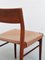 Vintage Teak & Leather Dining Chairs by Georg Leowald for Wilkhahn, Set of 6, Image 6