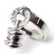 White Gold Element Ring with Diamond from Bvlgari, Image 1