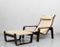Mid-Century Pulkka Lounge Chair & Ottoman by Ilmari Lappalainen for Asko, 1960s 1