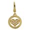 Tondo Heart Pendant in K18 Yellow Gold with Diamond from Bvlgari, Image 1