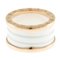 B Zero One 4 Band White Ceramic Ring from Bvlgari 6
