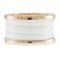 B Zero One 4 Band White Ceramic Ring from Bvlgari 5