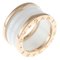 B Zero One 4 Band White Ceramic Ring from Bvlgari 1