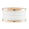 B Zero One 4 Band White Ceramic Ring from Bvlgari, Image 4