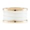 B Zero One 4 Band White Ceramic Ring from Bvlgari 3