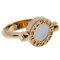 Flip White Shell and Diamond Ladies Ring from Bvlgari 3