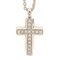 Latin Cross Diamond Necklace in 750 White Gold from Bvlgari 4