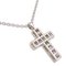 Latin Cross Diamond Necklace in 750 White Gold from Bvlgari 2