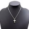 Latin Cross Diamond Necklace in 750 White Gold from Bvlgari 9