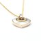 Cuore Mop Heart Pendant in Pink Gold from Bvlgari 3