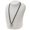 Optical Blue Shell Necklace in K18 White Gold from Bvlgari 4