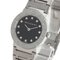 12 P Ladies' Watch in Diamond & Stainless Steel from Bulgari 3