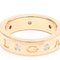 Polished Roman Sorving Ring with Diamond in 18k Pink Gold from Bvlgari 8