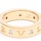 Polished Roman Sorving Ring with Diamond in 18k Pink Gold from Bvlgari 7