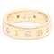 Polished Roman Sorving Ring with Diamond in 18k Pink Gold from Bvlgari 1