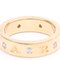 Polished Roman Sorving Ring with Diamond in 18k Pink Gold from Bvlgari 9