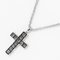 Latin Cross Necklace in White Gold with Diamond from Bvlgari 3