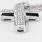 Latin Cross Necklace in White Gold with Diamond from Bvlgari 5