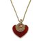 Necklace with Carnelian Cuore Heart in Pink Gold from Bvlgari 4