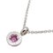 Pink Sapphire Necklace in White Gold from Bvlgari 1