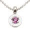 Pink Sapphire Necklace in White Gold from Bvlgari 4