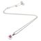 Pink Sapphire Necklace in White Gold from Bvlgari 3