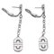 Earrings in White Gold from Bvlgari, Set of 2 5