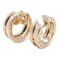 Bvlgari B-Zero1 Pierced Earrings Pierced Earrings Gold K18Pg[Rose Gold] Gold, Set of 2, Image 2