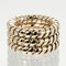 Tubogas Three-Row Ring in Yellow Gold from Bvlgari 6