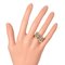 Tubogas Three-Row Ring in Yellow Gold from Bvlgari 2