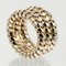 Tubogas Three-Row Ring in Yellow Gold from Bvlgari 3