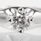 Anello Solitario Corona in platino con diamante di Bvlgari, Immagine 6