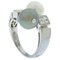 Lucia Ring with Pearl in K18 White Gold from Bvlgari 3