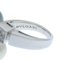 Lucia Ring with Pearl in K18 White Gold from Bvlgari, Image 4