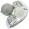 Lucia Ring with Pearl in K18 White Gold from Bvlgari, Image 1