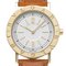 Leather Watch with Quartz White Dial from Bvlgari, Image 5
