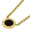 Onyx Necklace in K18 Yellow Gold from Bvlgari 1