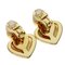 Bvlgari Doppio Cuore Heart Earrings K18 Yellow Gold Women's, Set of 2 2